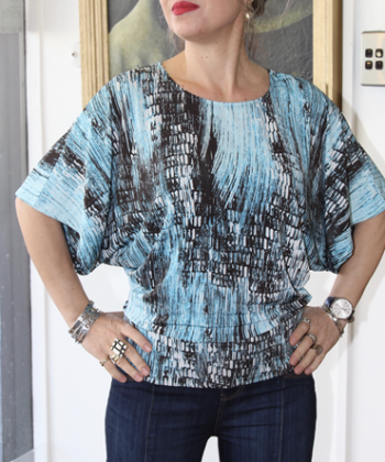 Abstract Print Top