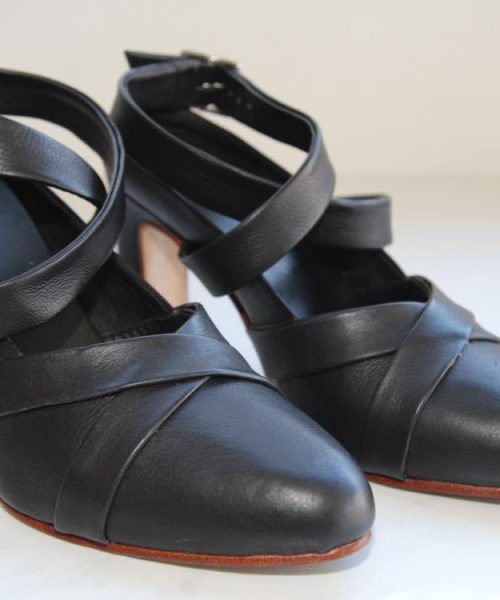 Alternative view of Leather Strap Pumps