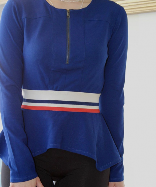 Alternative view of Peplum Top