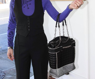 Chain & Leather Bag - Image 3