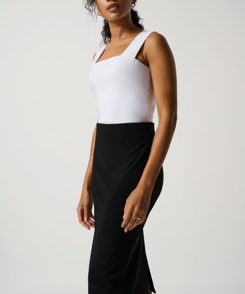 Classic Long Pencil Skirt