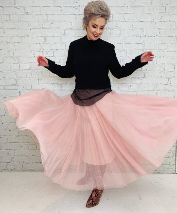 Blush Tulle Skirt
