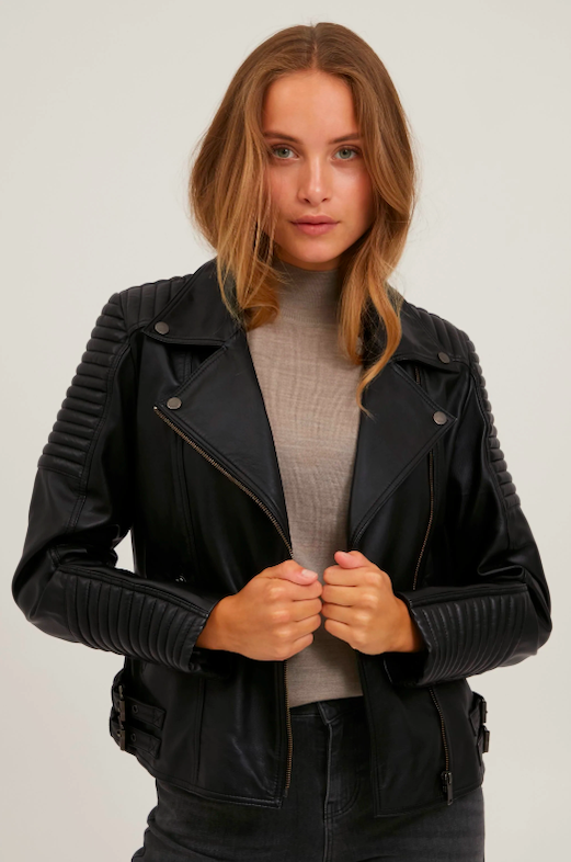 Marly Leather Jacket - katyamaker