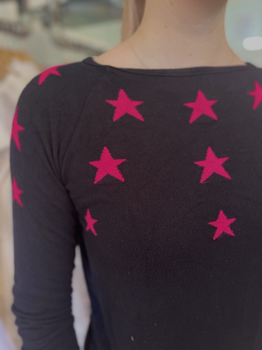 Pink Star Jumper