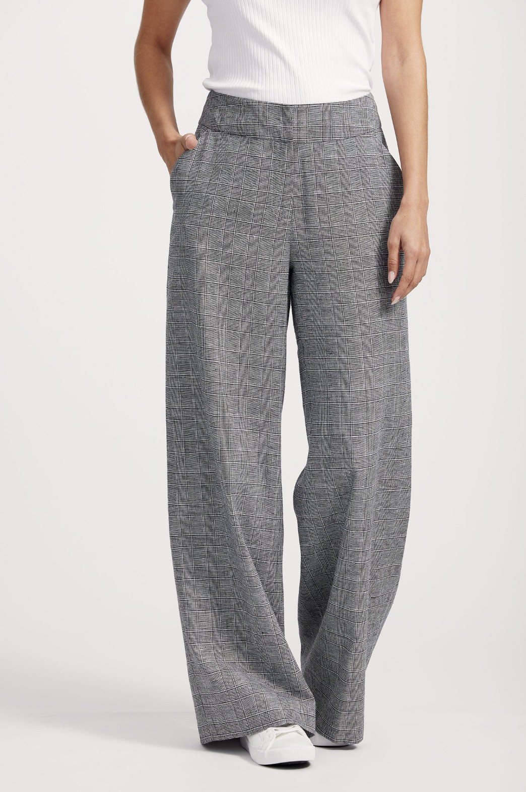 Sophia Tailored Check Pants