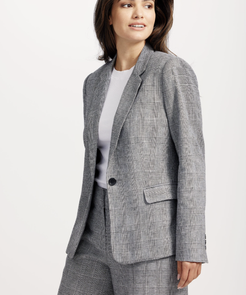 Alternative view of Sophia Tailored Check Blazer