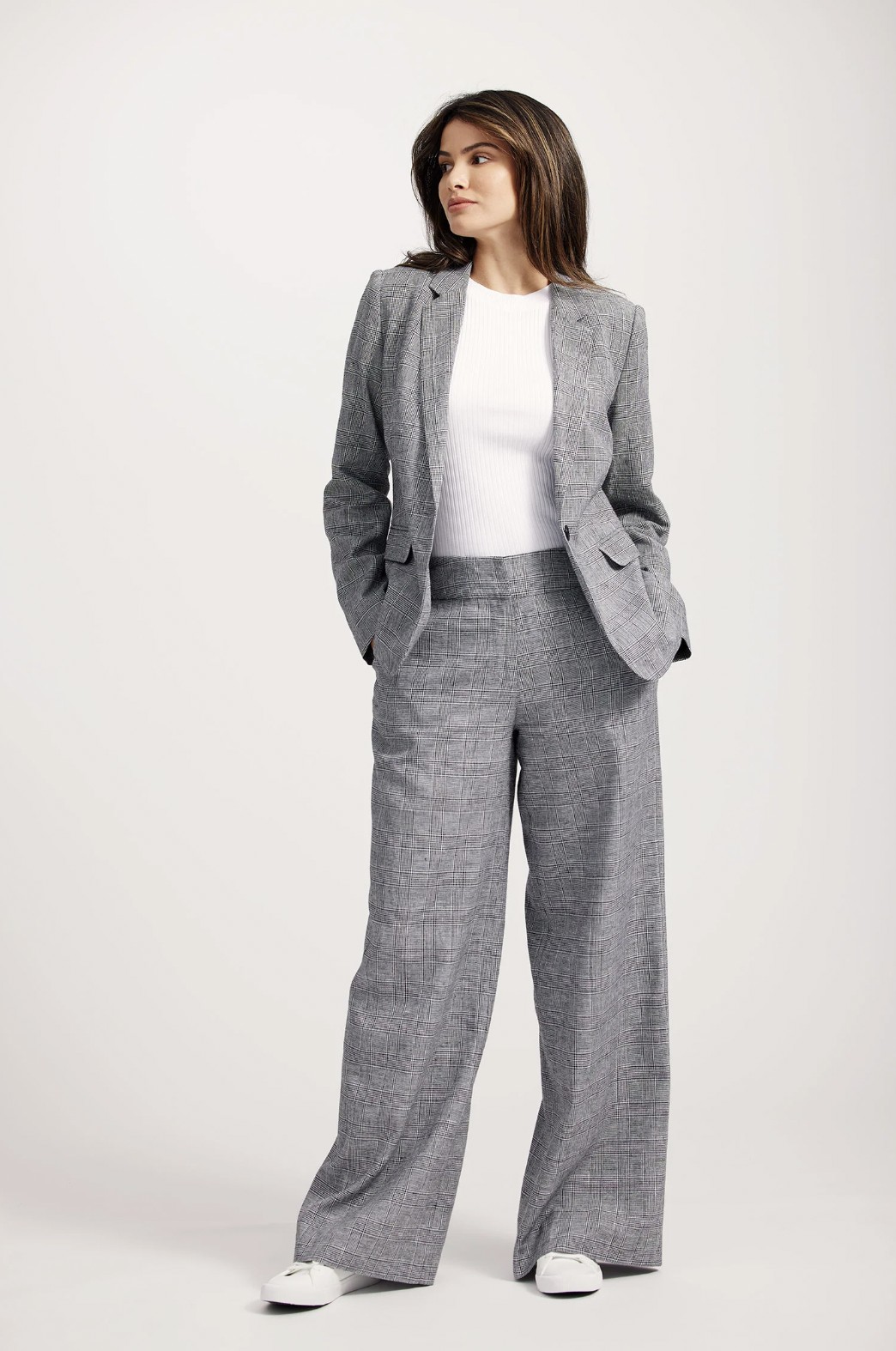 Sophia Tailored Check Pants - Image 2