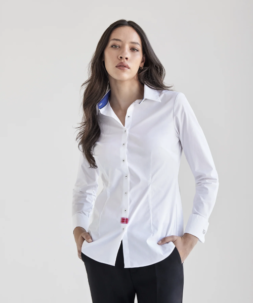White Theia Cotton Shirt