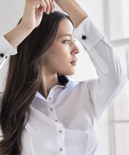 Alternative view of White Theia Cotton Shirt