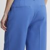Relaxed fit blue tailored trousers with back welt pockets, suitable for professional or casual wear, showcasing modern, stylish, and comfortable clothing options.