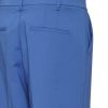 Vivid blue tailored dress pants with front and back pockets, designed for modern professional women, emphasizing style and comfort. Perfect for business or formal occasions.
