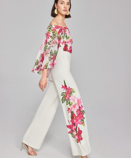 Exotic Wide-Leg Pants