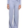 Relaxed fit light blue lounge pants for comfortable all-day wear. Perfect for home, casual outings, or loungewear, featuring soft fabric and stylish design. Elevate your casual wardrobe with these cozy pants.