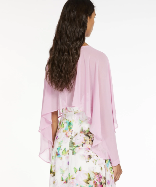 Alternative view of Chiffon Cape - Various Colours