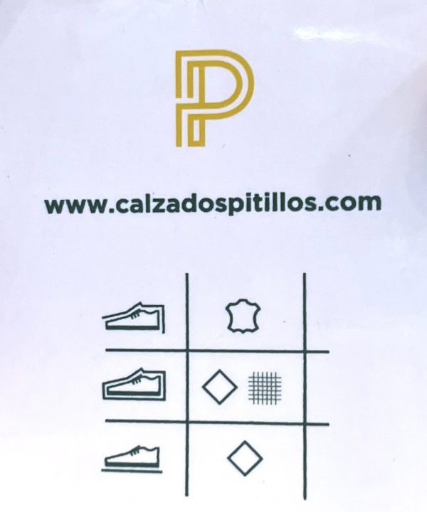 Calzado spillo shoes design, with grid and geometric patterns illustration, showcasing shoe styles and sole details for shoe enthusiasts and fashion designers.