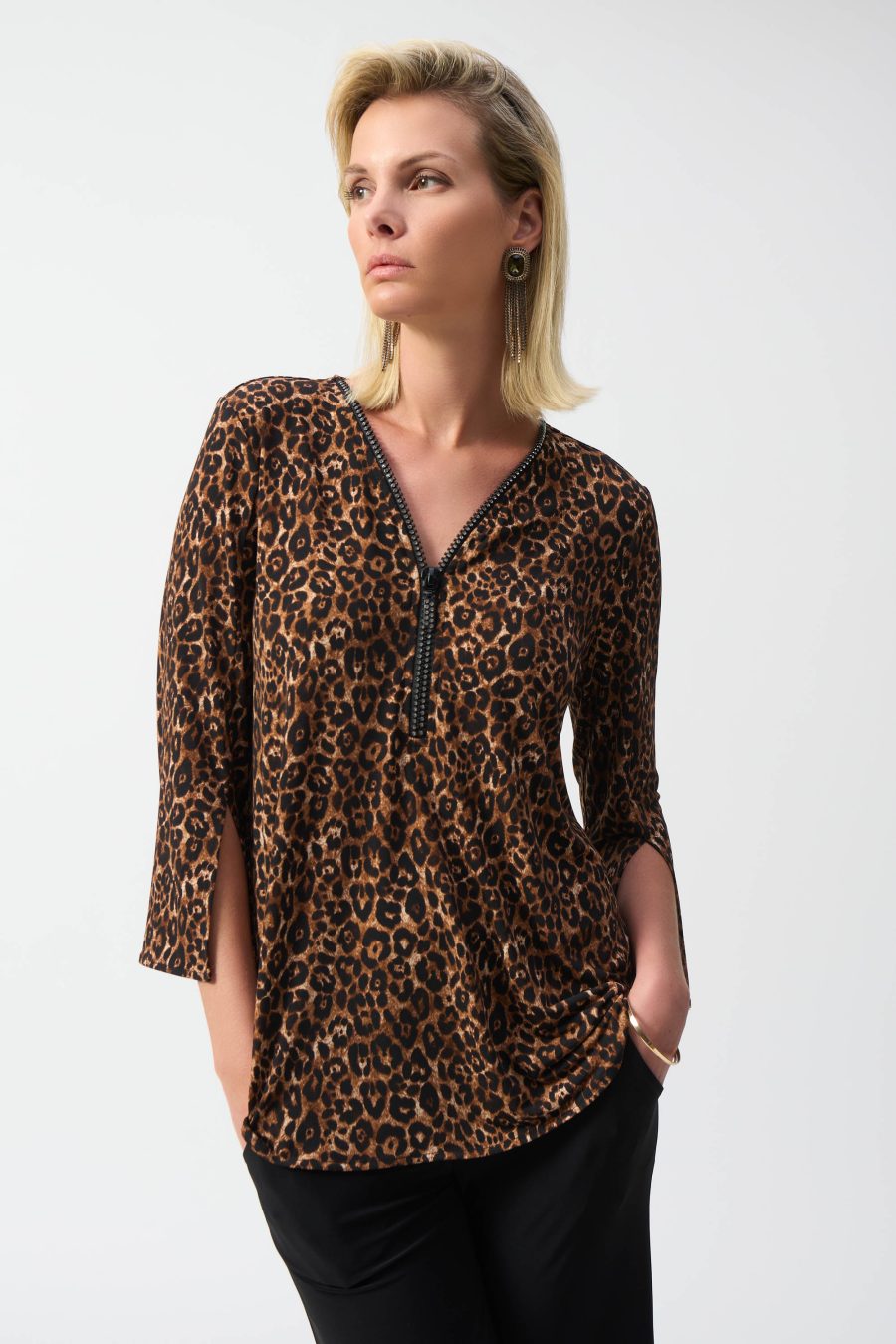 Leopard Fit and Flare Tunic