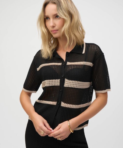 Sweater Knit Open Stitch Cover Up