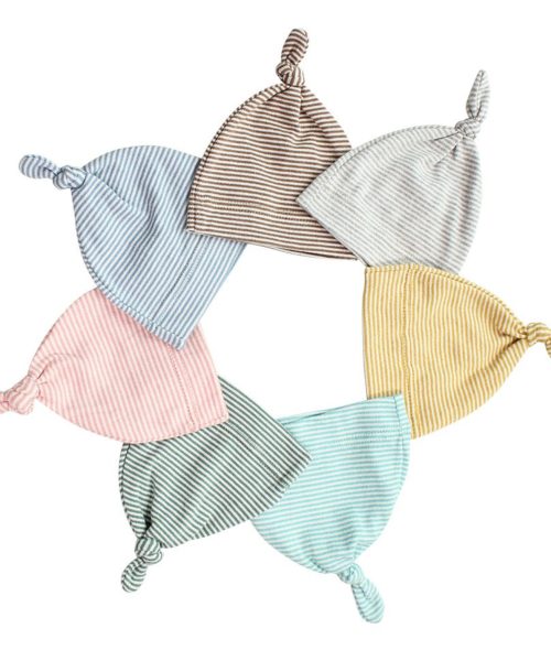 Alternative view of Topknot Baby Hat