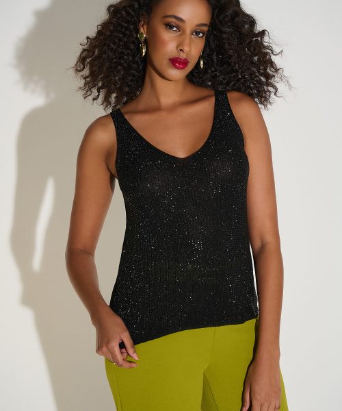 Alternative view of Rhinestones Knitted Camisole