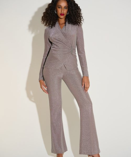 Alternative view of Novelty Wrap-Style Top