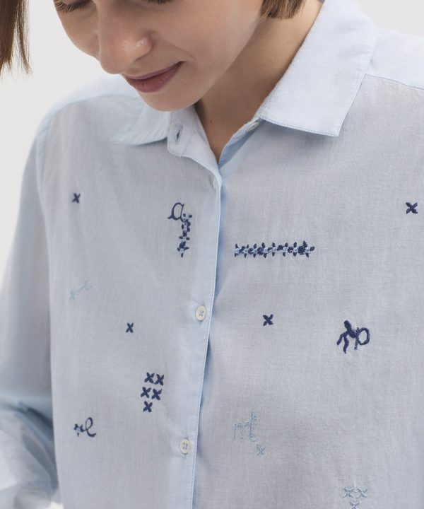 Delicate Embroidered Shirt