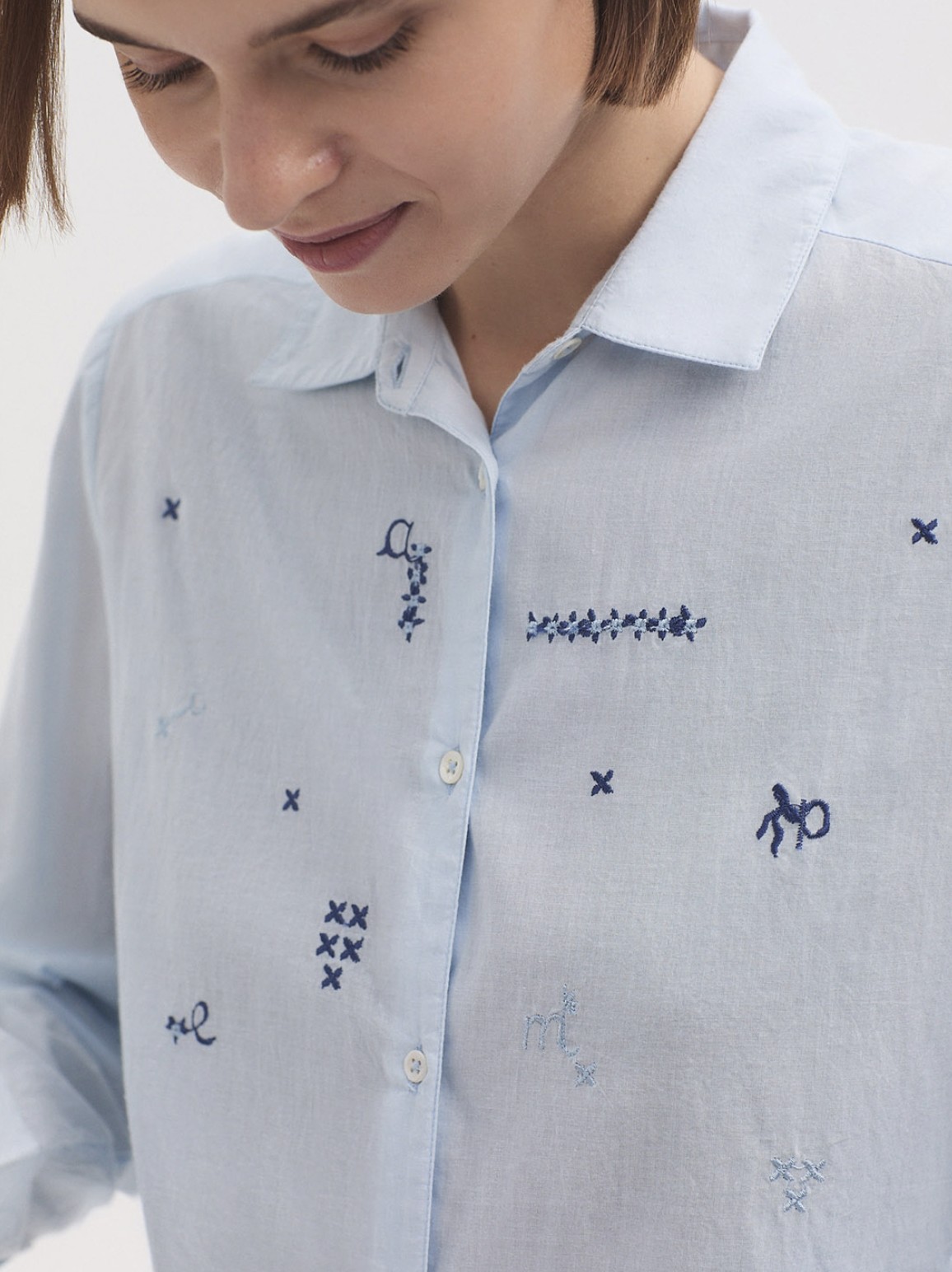 Delicate Embroidered Shirt