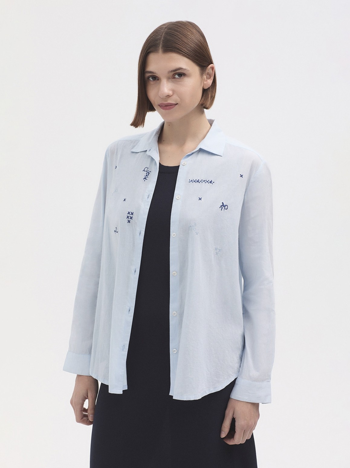 Delicate Embroidered Shirt - Image 2