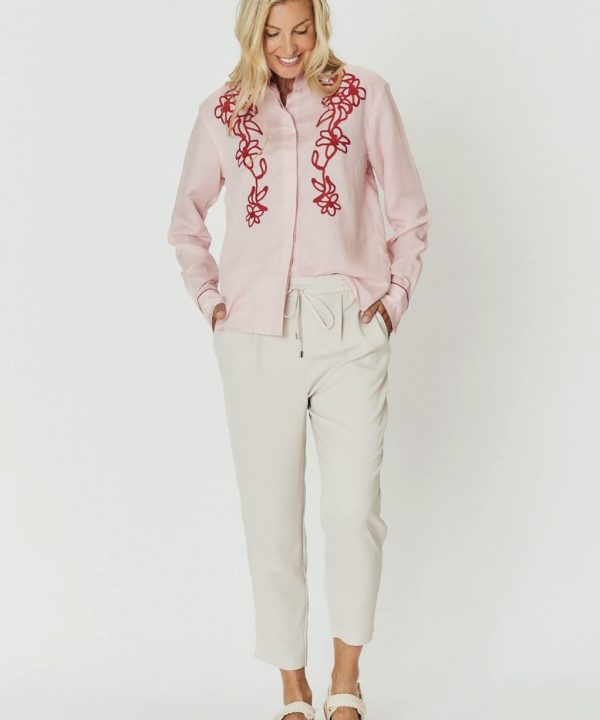 Alternative view of Red Appliqué Shirt