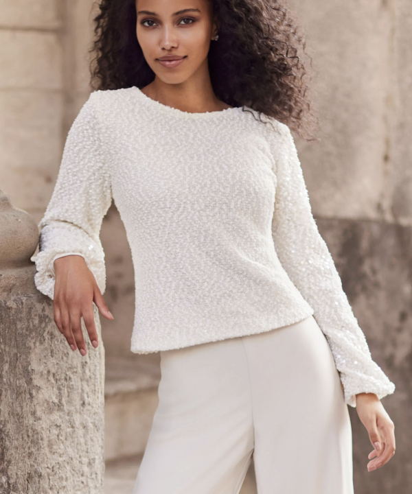 Sequin Vanilla Blouse