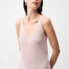 Elegant pink knitted sleeveless top by KatyaMaker, perfect for stylish casual wear, showcasing expert craftsmanship and trendy design.