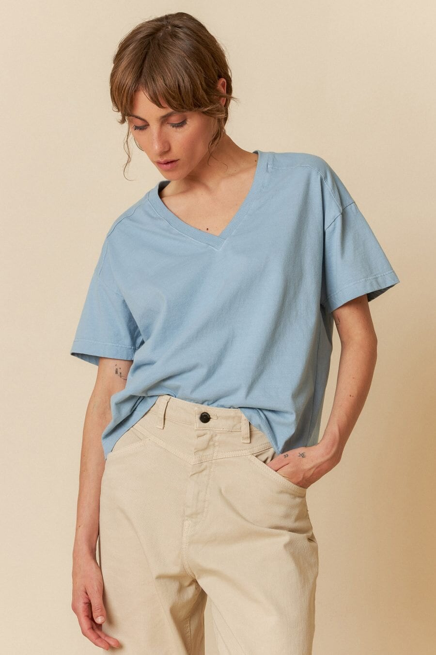 Sylvie V Neck