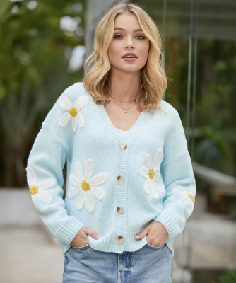 Alternative view of Dashing Daisy Cardigan