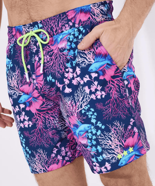 Alternative view of Coral Craze Swim Shorts