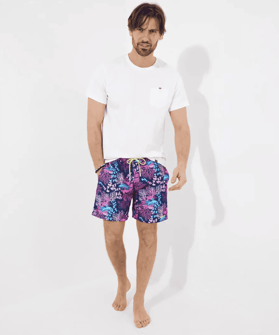 Coral Craze Swim Shorts