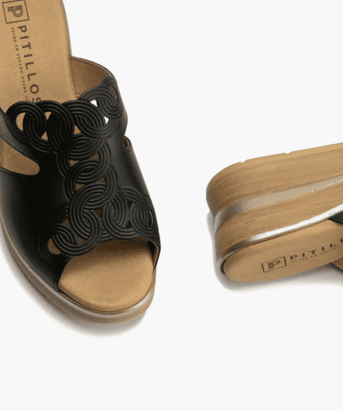 Brown Wedge Sandals