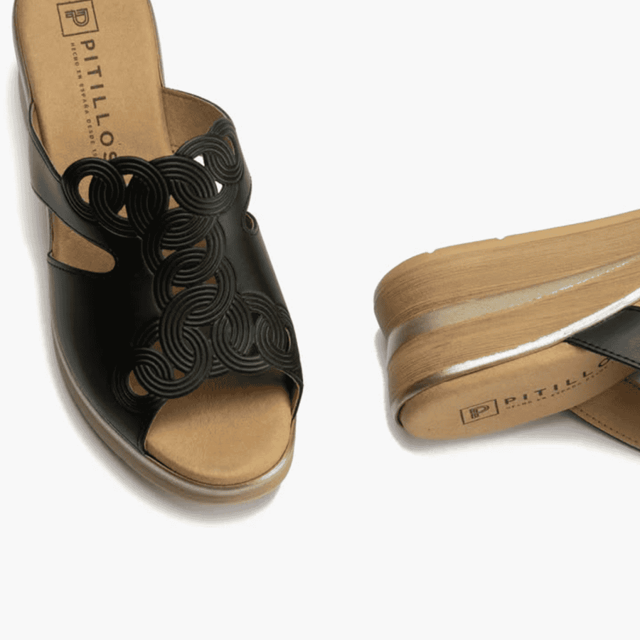 Brown Wedge Sandals