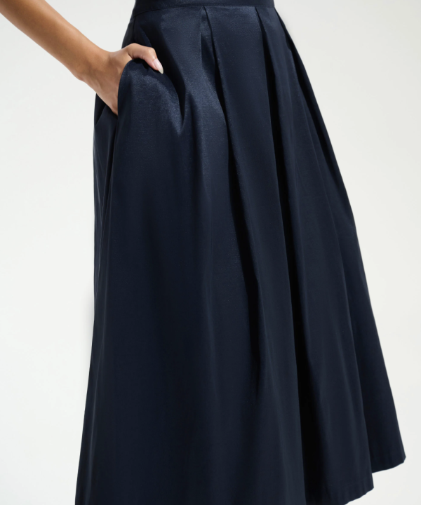 Alternative view of Stretch Taffeta Flared Skirt