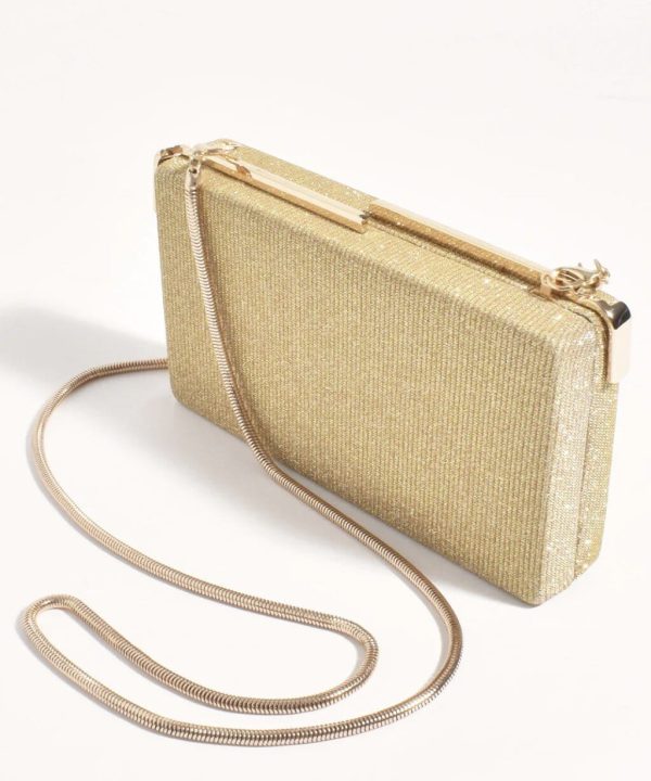 Lila Structured Clutch