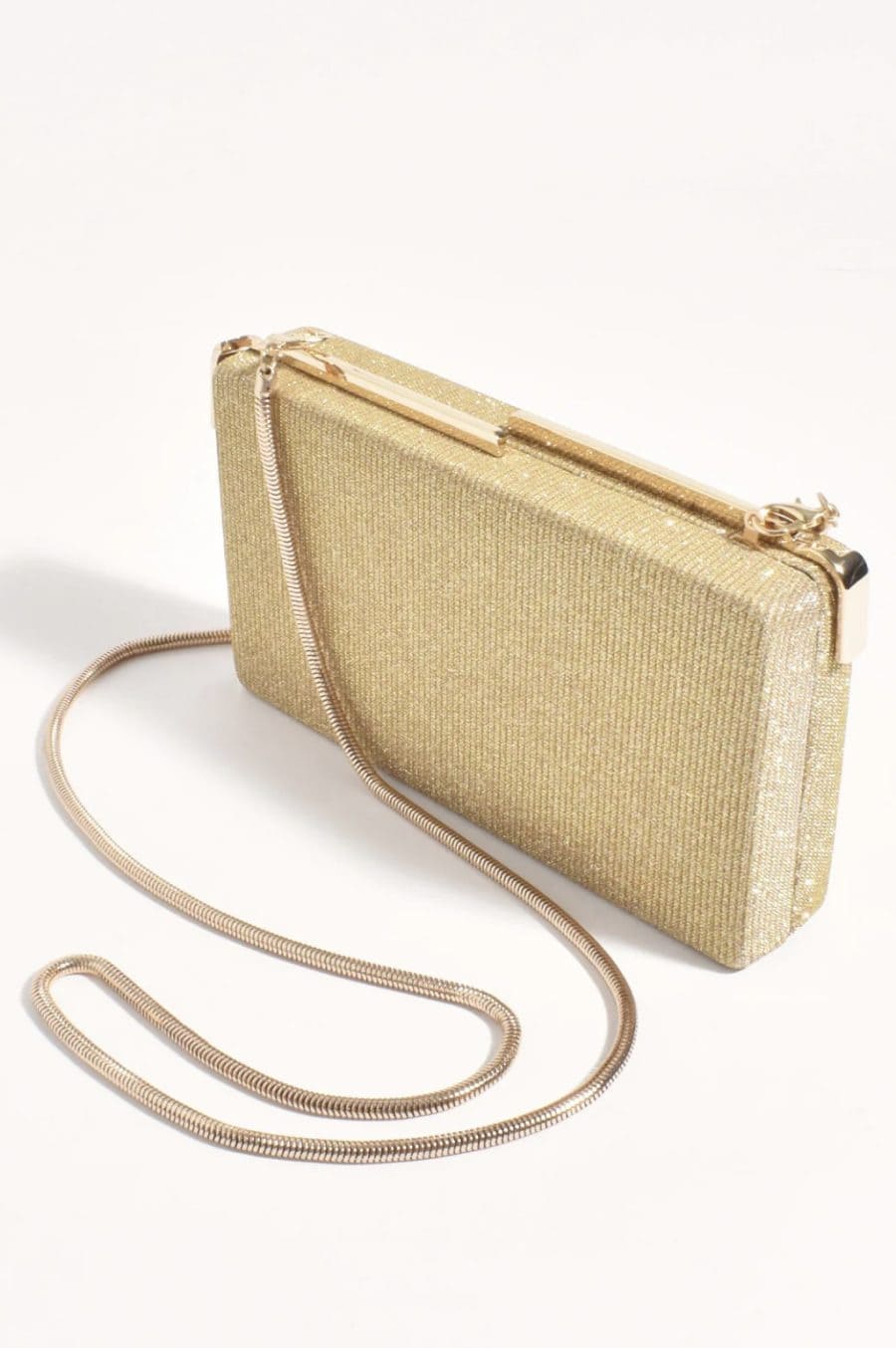 Lila Structured Clutch