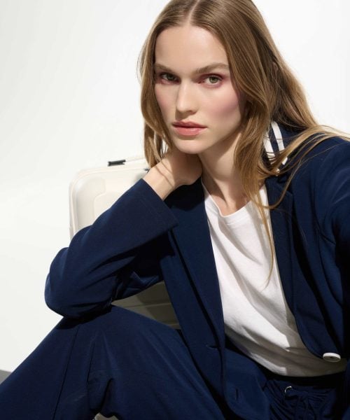 Silky Knit Blazer