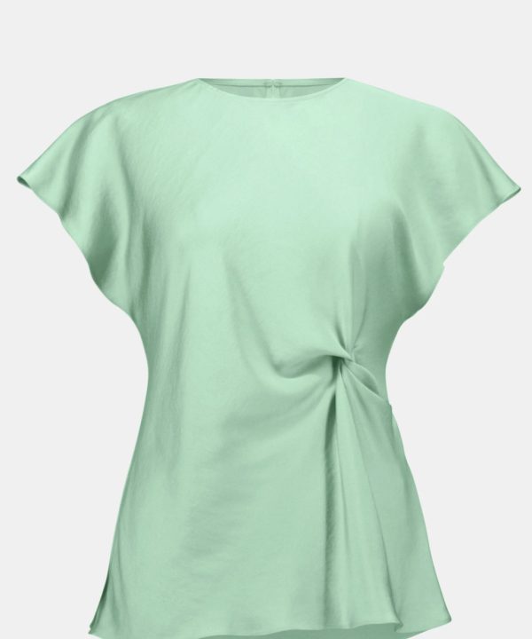 Alternative view of Seafoam Twist Blouse