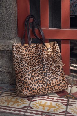 Leopard Leather Shopper