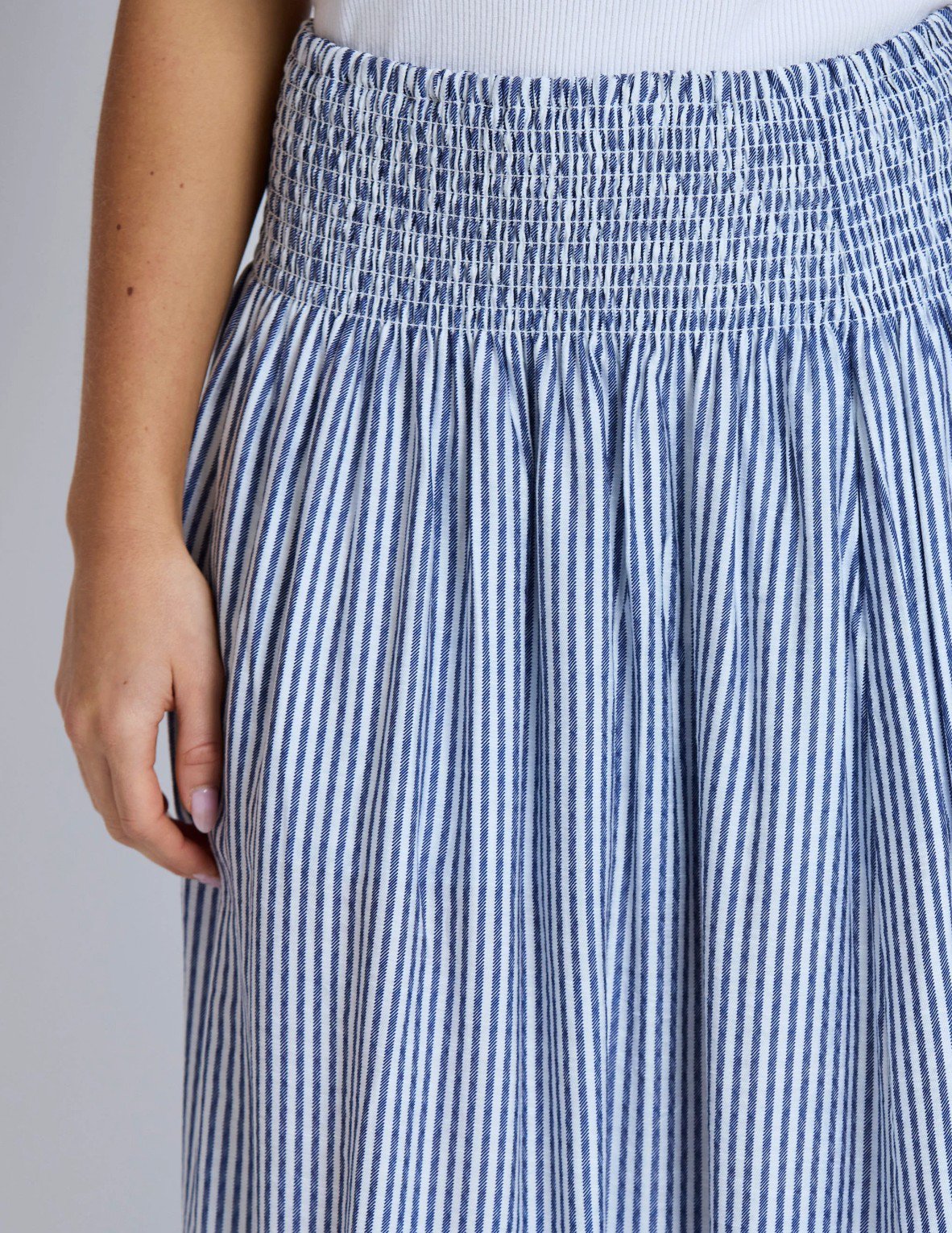 Faye Stripe Skirt - Image 2
