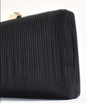 Alternative view of Black Structured Clutch
