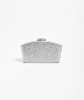 Alternative view of Silver Glitter Clutch