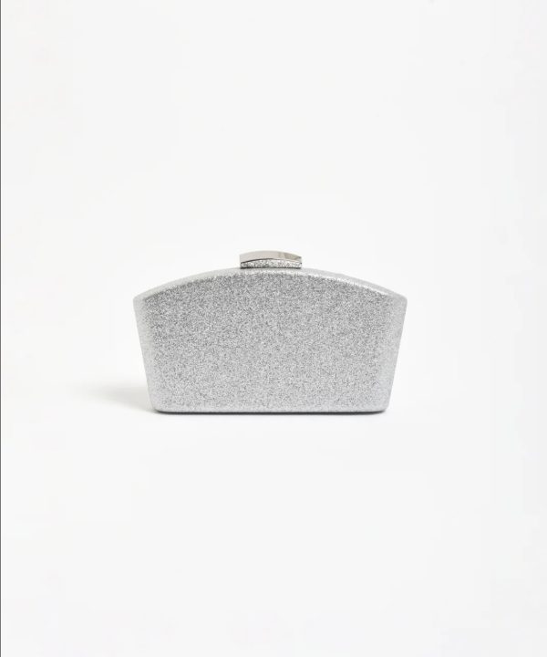 Alternative view of Silver Glitter Clutch