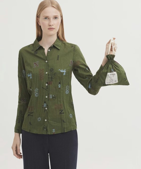 Alternative view of Raina Crinkle Shirt