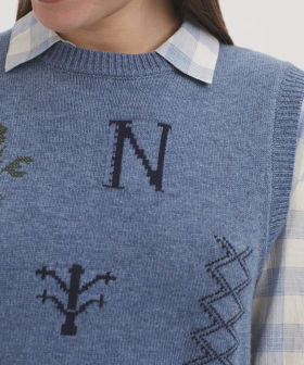 Alternative view of Cross Stitch Vest