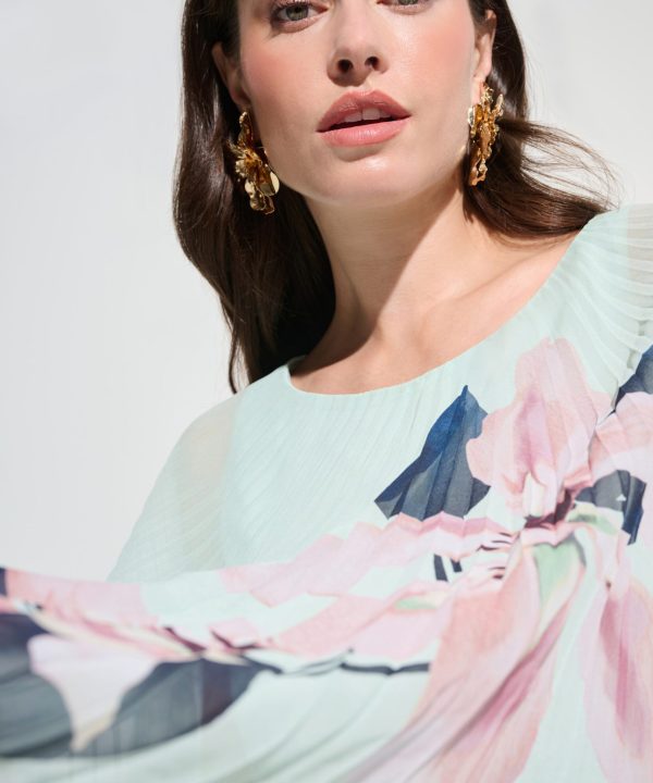 Alternative view of Pleated Poncho Top