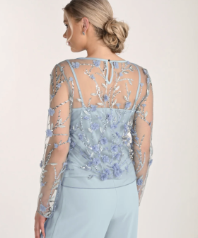 Alternative view of Aqua Mist Top